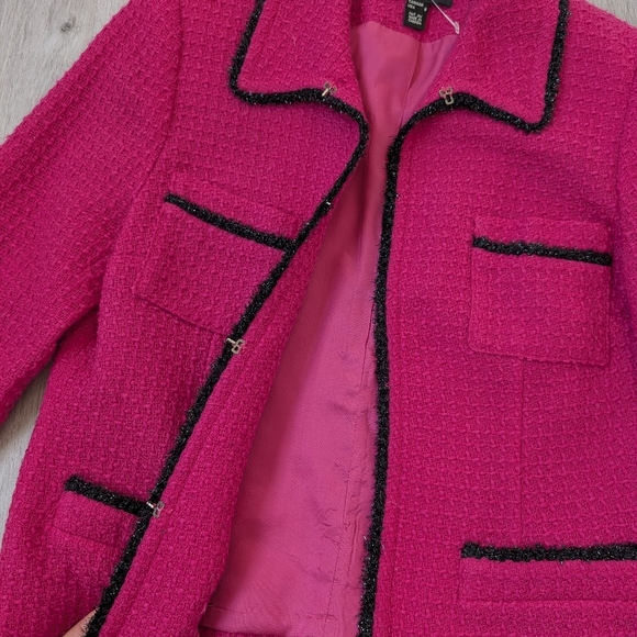 Vintage Louben Made In Canada Pure Virgin Wool Tweed Blazer Ptp 20" - Picture 5 of 8